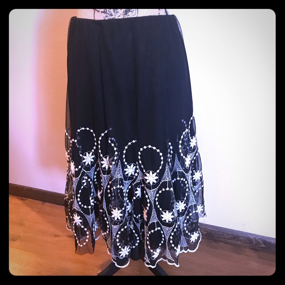 Gorgeous skirt embroidered